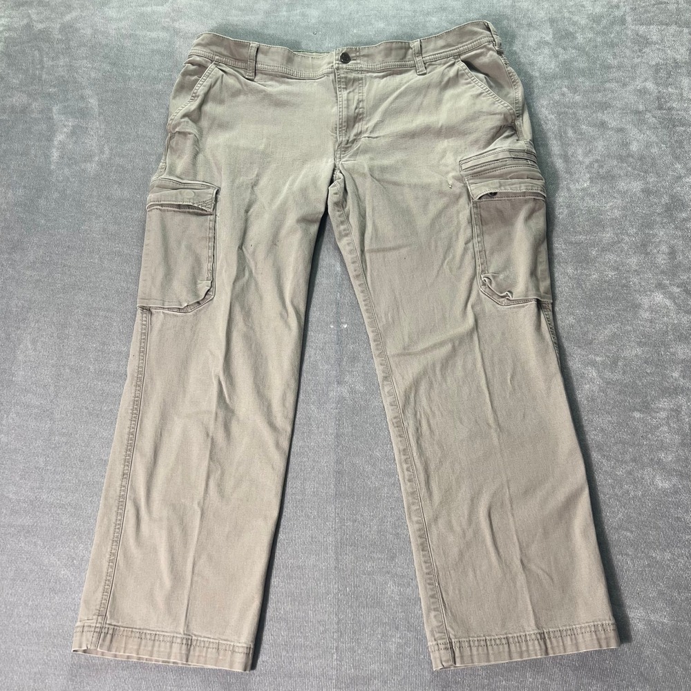 L.L. Bean Mens BeanFlex Cargo Pants 40x30 Khaki Standard Fit Gorpcore Utility